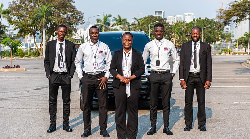 The Costa Phoebe team in Luanda